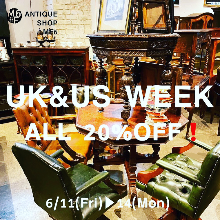 UK&US WEEK　ALL 20%OFF